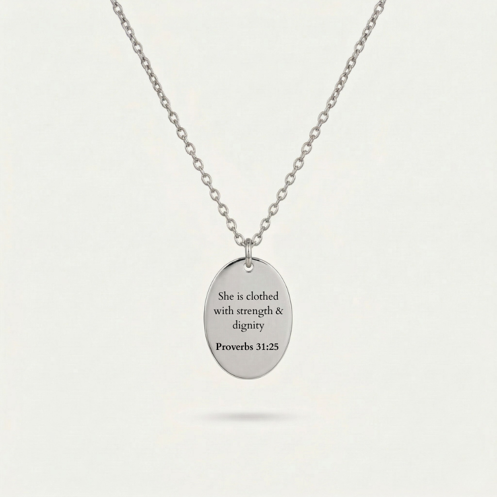 Proverbs 31:25 - She is clothed with strength & dignity