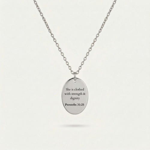 Proverbs 31:25 - She is clothed with strength & dignity